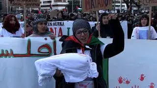 Palestinan egiten ari den genozidioa gelditzea eskatu diote Israeli