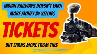 Indian Railways shocking earnings.. #irctc #indianrailways
