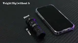 Sofirn SR20 MINI Flashlight 1200lm CSP2323 LED Light 18350 US