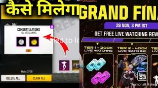 FFAC GRAND FINALS ! FREE FIRE REDEEM CODE