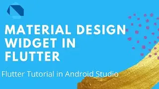 Material Design Widget (Material Button )| Flutter Android studio tutorial in hindi 2021