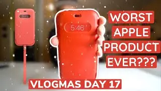 VLOGMAS Day 17 |Apple iPhone Leather Sleeve|