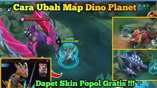 Cara Merubah Map Tema Dino Planet dan Skin Popol Dino Gratis Di Update Mlbb Petualangan Dinosaurus