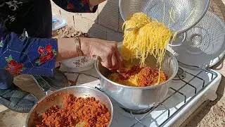 Traditional Pasta Recipe in a Village Kitchen | Simple Life & Peaceful Cooking