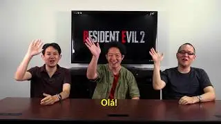 Resident Evil 2 - Mensagem aos f&atilde;s brasileiros durante a WB Games Summit 2018