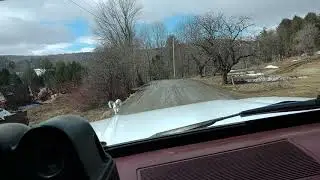 Mud season in Vermont.
