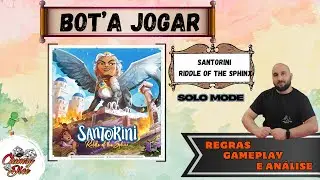 Santorini: Riddle of the Sphinx solo | Regras, Gameplay e An&aacute;lise