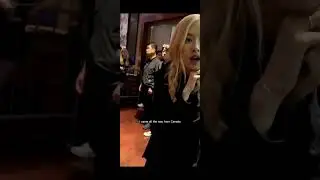 Fan all the way come from Canada to meet Blackpink Rose