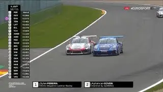 Porsche Mobil 1 Supercup 2019. Circuit de Spa-Francorchamps. Last Laps Battle for Win