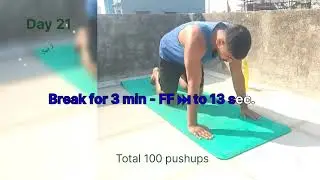Day 21 | Push-Ups Journey | My Fitness Journey. 