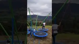 bungee jumper, bungee trampolin, bunyi, bungee fabrica, bungee restaurante isla morada
