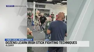 Dozens learn Irish stick fighting techniques in Albany