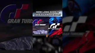 I FINISHED EVERY GRAN TURISMO GAME TO SEE HOW LONG IT TAKES #granturismo7 #granturismo #racinggames