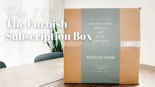 The Furnish Subscription Box Unboxing Fall 2021: Canadian Home Decor Subscription Box