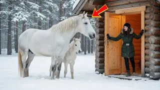 Ein riesiges und wildes Pferd flehte eine weibliche Försterin um Gnade an  das Ergebnis überraschte