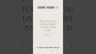 True purpose isn&rsquo;t in what you do, but who you live for. #Philippians121 #LiveForChrist