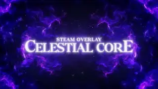 🌌 Celestial Core Stream Overlay Package &ndash; Purple Galaxy & Nebula Animated Theme 🌠 | Stream Pulse