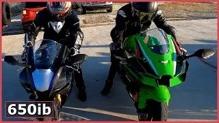 2021 ZX-10R vs 2020 Yamaha R1M | Ninja H2 vs Ducati Panigale V4 R!