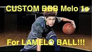 Custom Kicks for LAMELO BALL for Big Baller Brand JBA League!