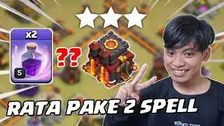 CUMA BUTUH 2 SPELL RATA! Combo TERGILA Buat WAR TH 10 - COC Indonesia
