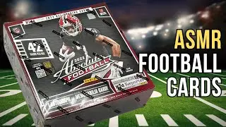 Opening some 2023 Absolute Football Cards / ASMR / whispering / gummy candy