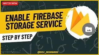 Enable Firebase Storage Service | Step By Step #firestore #storage #guide