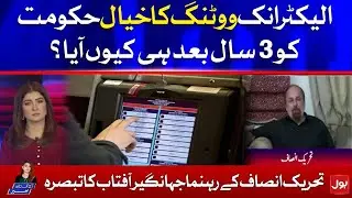 PTI Leader Aftab Jahangir on Electronic Voting Machine | Aaj Ki Taaza Khabar