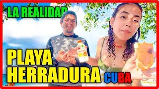 LA REALIDAD DE LAS PLAYAS EN CUBA !!! PLAYA LA HERRADURA EN CUBA, CUBANOS PASAN UN DÍA