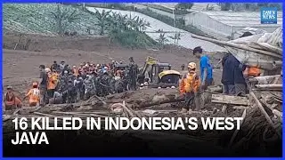 At least 16 Killed as Landslide, Flash Floods Hit Indonesia's West Java | Dawn News English