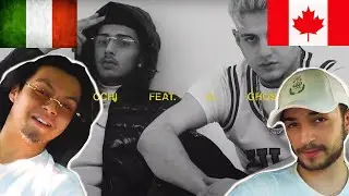 CANADIANS REACT TO ITALIAN DRILL - Baby Gang - 3 Occhi (feat. Il Ghost) [Official Visual Art Video]