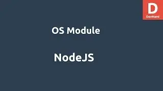NodeJS OS Module
