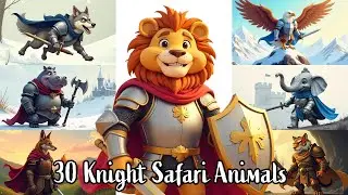 30 Safari Animals Song | Learn Animal Names & Sounds | Jollytoe Nursery Rhymes