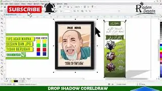 - cara memberi efek bayangan di coreldraw - tutorial corel draw x7 - Raden Desain Official