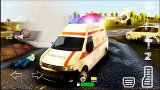 Ambulance VAN Truck Near Home - Car Drive Simulator Town Story -  Android Gameplay