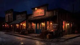 Warm Lights In The Rain &bull; Quiet Western Lofi Night