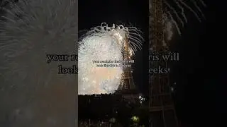 quatorze juillet 🤍🇫🇷 aka bastille day fireworks over the Eiffel Tower