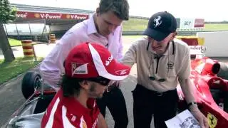 F1 2011 - Fernando Alonso & John Surtees Compare Ferraris