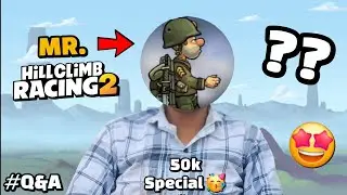 50.000 Subscribers Special 🥳 Q&A with FACE & VOICE 🤩 | Mr.Hcr2 | Hill Climb Racing 2