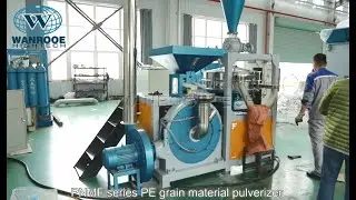 100-1000kg/h Waste Plastic PP Pulverizer Machine PP Miller Machine Plastic Grinder Machine