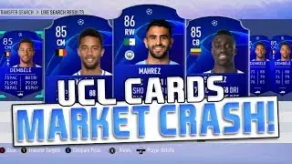 FIFA 19 UCL CARDS MARKET CRASH! (TIME TO BUY) | TRADING TO GLORY #23 | FIFA 19 ULTIMATE TEAM