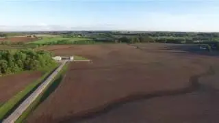 Farm Land Fly over in 4k