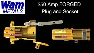 Wam Metals 250 Amp FORGED Plug and Socket