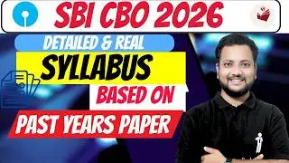 🔥 SBI CBO 2026 Detailed Syllabus 📚 | This is the REAL One That Comes in the Exam! 💯🚀
