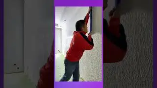 A specialized tool used to smooth and level plastered walls for a clean, even, professional finish.