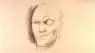 ZOMBIE Portrait - Draw Tattoo Art
