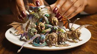 Legendary Creatures in a Jar 🐲 | ASMR Mythical Beasts Compilation