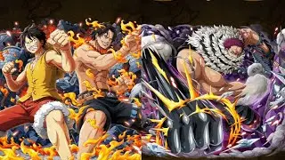 [OPTC] Luffy/ace vs Charlotte Family challenge |(optc global)