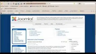 Joomla! Logging in to the backend
