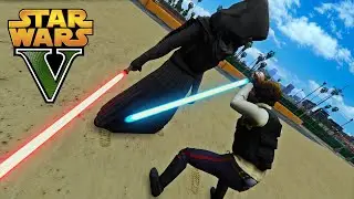 Kylo Ren vs. Han Solo (Lightsaber test for The Samurai Script) in GTA 5