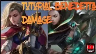 Tutorial benedetta damage build di deskripsi 